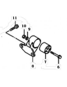 BUSHING SOPORTE MOTOR 1.3 trasero para DFM DFSK EQ474i.1001050